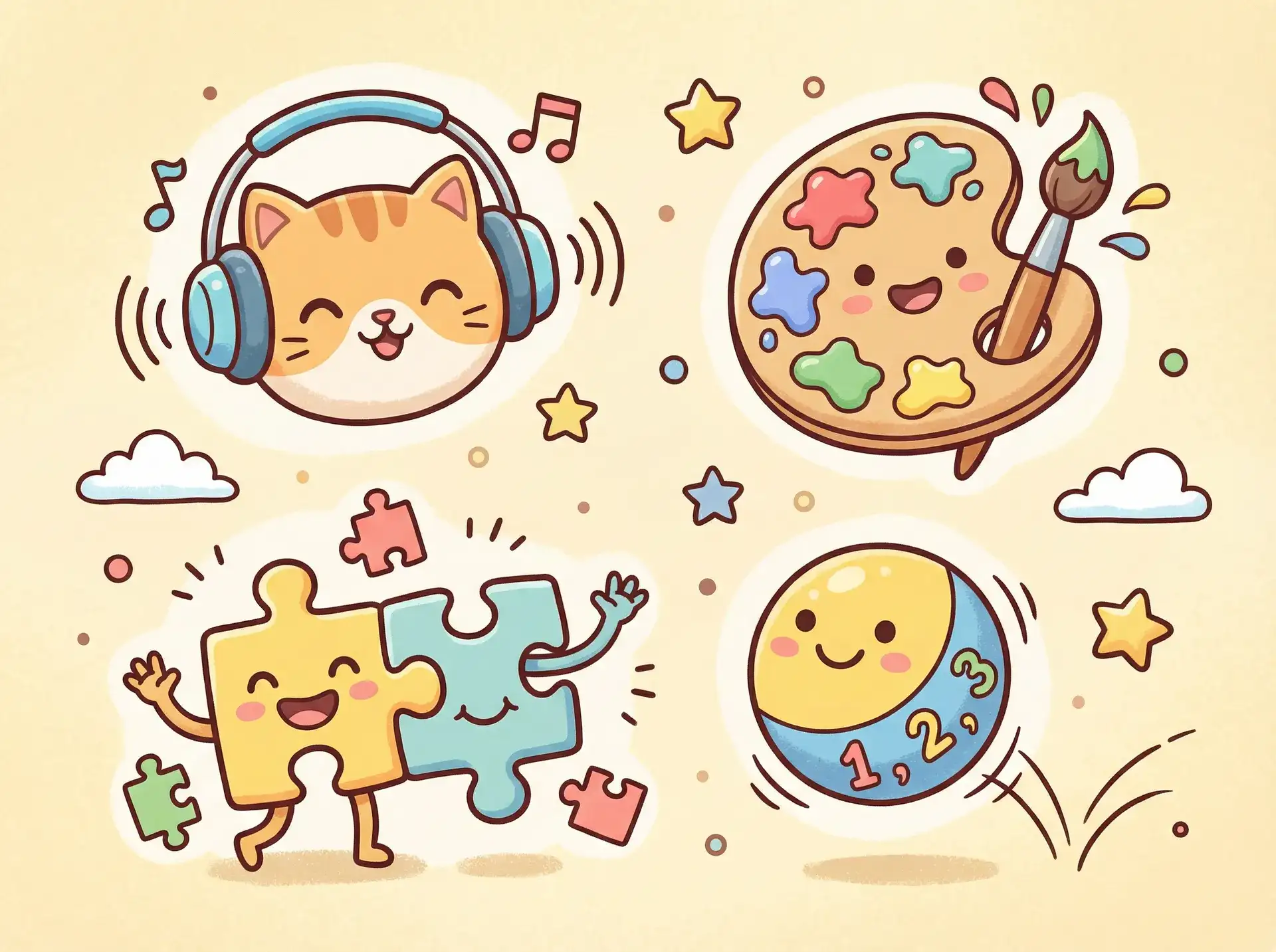 小朋友的手工作品 - 杀手十三第一季 益智创作